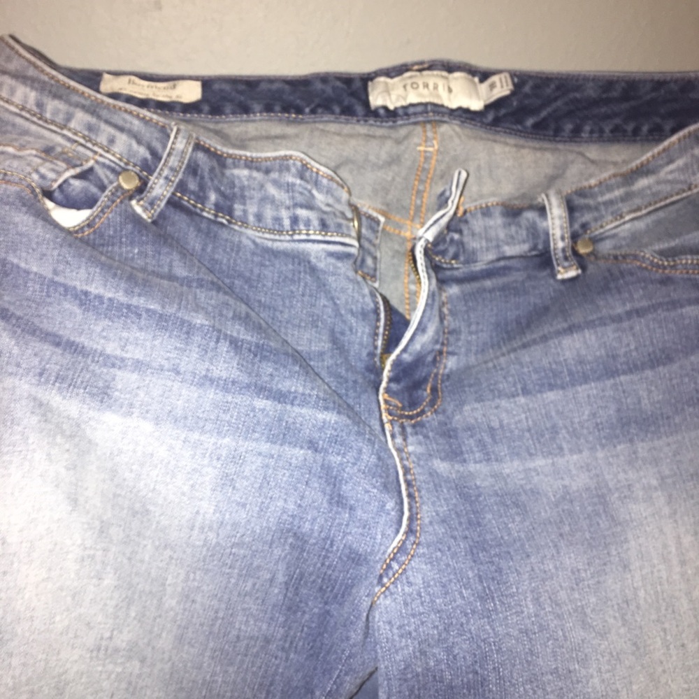 Torrid sz 16 boyfriend cropped